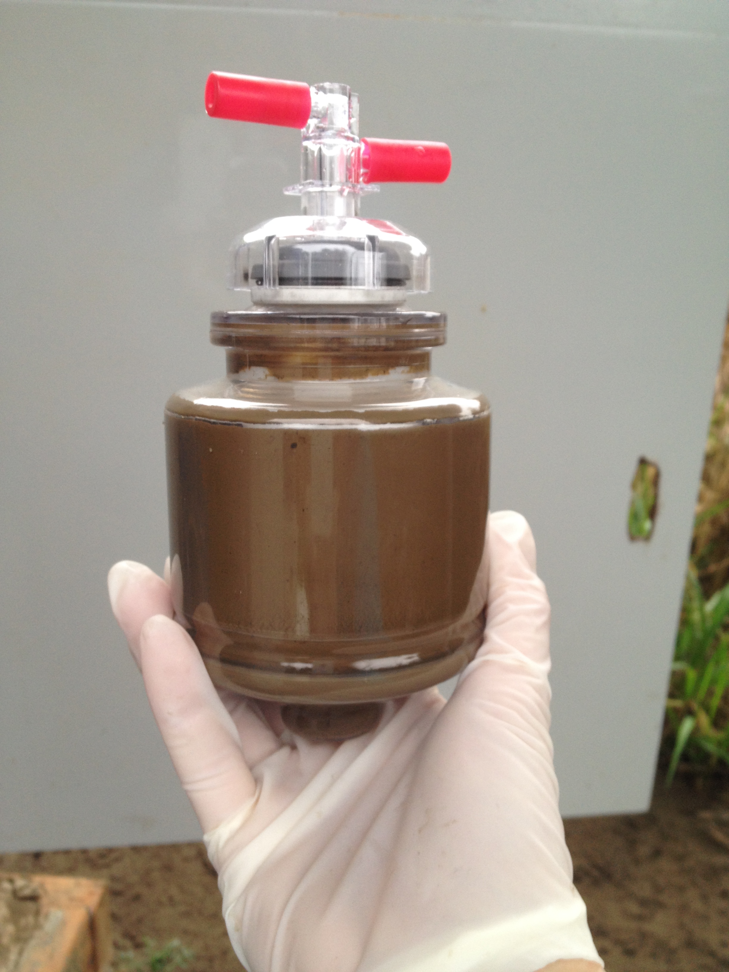 Centrifuge Bowl Containing River Suspended Sediment for Analysis U.S. Geological Survey